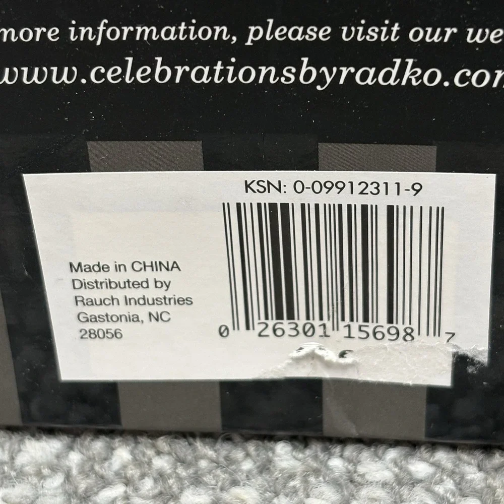 Christopher Radko ornament new